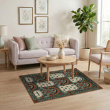 Moroccan Arched Tile Area Rug