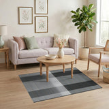 Bold Striped Black and White Bold Black White Striped Area Rug
