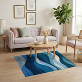 Blue Wave Coastal No. 3 Area Rug