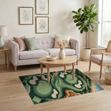 Coastal Golf Course Area Rug