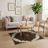 Ornate Baroque Floral Medallion Rug