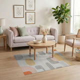 Abstract Geometric Multi-Color Multi-color and Patterns Area Rug