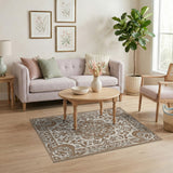 Traditional Persian Ornate Floral Medallion Persian Area Rug