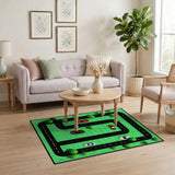 Kids Cartoon Race Track Play Rug