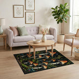 Enchanted Mushroom Forest Area Rug
