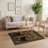 Golden Tree of Life Area Rug