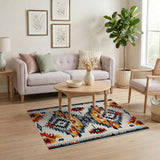 Vibrant Southwestern Geometric Area Rug