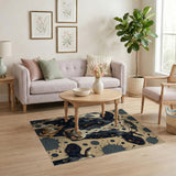 Spotted Holstein Cow Portrait Area Rug