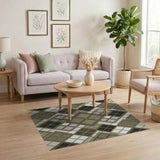 Neutral Argyle Diamond Area Rug