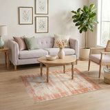 Orange Heritage Tribal Washable Area Rug