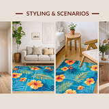 Charming Rustic Floral Accents(Blue)