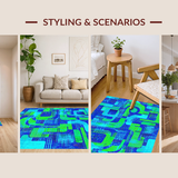 Chic Multi Tone Decorative(Blue)