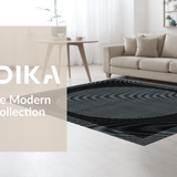 Contemporary Circular Elegant Design(Black)