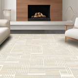Modern Abstract Geometric Harmony(Beige)