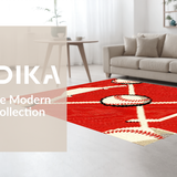 Dynamic Red and Beige(Red)