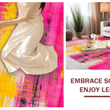 Artistic Distressed Symmetrical Design(Pink)