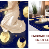 Ethereal Moonlit Patterned Elegance(Blue)