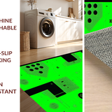 Charming Youthful Pixelated Design(Green)