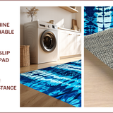Ultra Soft Area Rug, Non Slip, Stain Resistant, Washable Area Rugs for Living Room, Bedroom, Ultra Soft Plush Nursery Carpet for Girls in Ocean Blue(Blue)