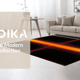 Lively Multicolor Geometric Form(Black)