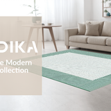 Luxurious Textured Ogee Design(Green)