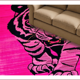 Ultra Soft Area Rug, Non Slip, Stain Resistant, Washable Area Rugs for Living Room, Bedroom, Lush Textured High Pile Aesthetic(Pink)