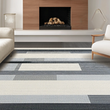 Contemporary Large Striped Design(Gray)