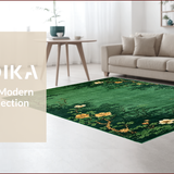 Intricate Green Botanical Design(Green)