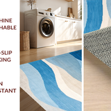 Chic Coastal Inspired Abstract Motif(Blue)