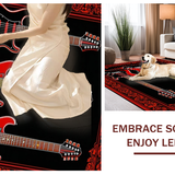 Sleek Modern Soundwave Art(Black)