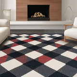 Chic Abstract Gray Tiled Composition(Beige)