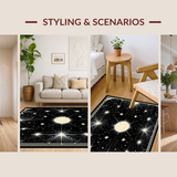 Chic Black and White Starry Aesthetic(White)