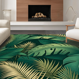 Lush Earthy Tones Trellis Style(Green)