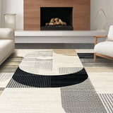 Contemporary Abstract Curvilinear Aesthetic(Beige)