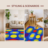 Charming Colorful Sphere Inspired Style(Blue)