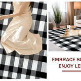 Contemporary Cozy Buffalo Plaid Style(Black)