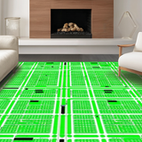 Colorful Urban Landscape Motif(Green)