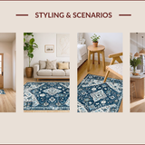 Trendy Distressed Blue Aesthetic(Blue)