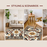 Intricate Patterned Rustic Heritage Style(Beige)