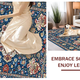 Graceful Low Pile Patterned Beauty(Blue)