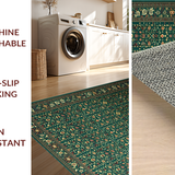 Contemporary Abstract Round Motif(Green)