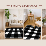 Luxurious Textured Medallion Layout(Black)