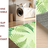 Sage Green Elegant Shag Design(Green)