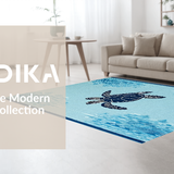 Charming Nautical Welcome Mat(Blue)