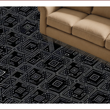 Artistic Lattice Patterned Elegance(Black)