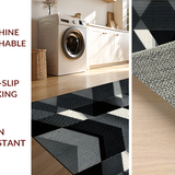 Artistic Geometric Tiled Composition(Black)