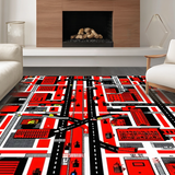 Lively Road Trip Exploration Mat(Red)