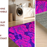Ultra Soft Area Rug, Non Slip, Stain Resistant, Washable Area Rugs for Living Room, Bedroom, Elegant Rich Color Statements(Purple)