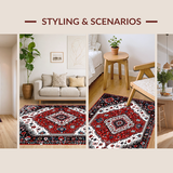 Artful Vintage Floral Composition(Red)