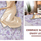 Chic Monochrome Lattice Motif(Purple)